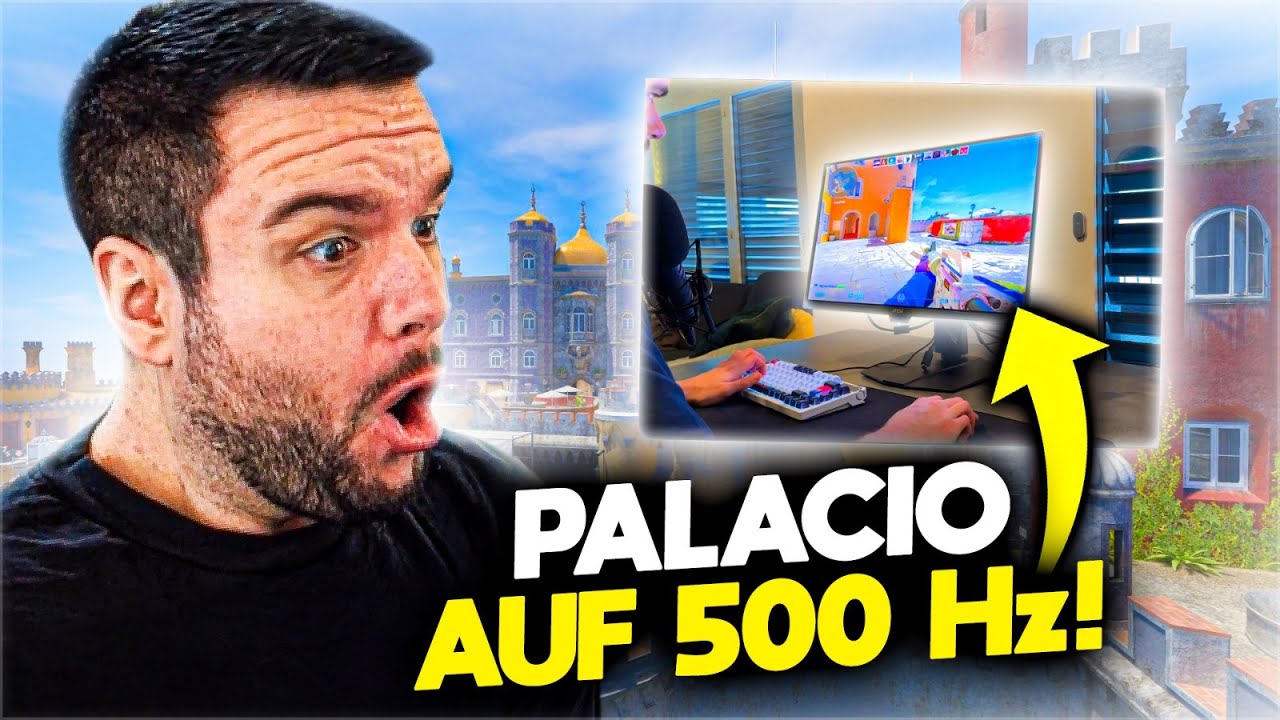 Palacio Solo Queue auf 500Hz Monitor! 😅 CS2 Palacio Solo Queue Abenteuer