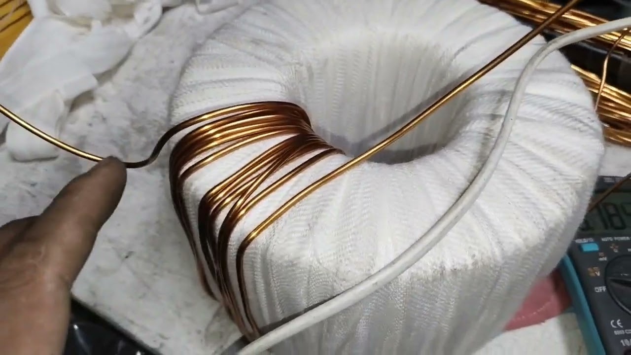 PAANU GUMAWA NG TRANSFORMER SECONDARY WINDING(TOROID  CORE) PART 2