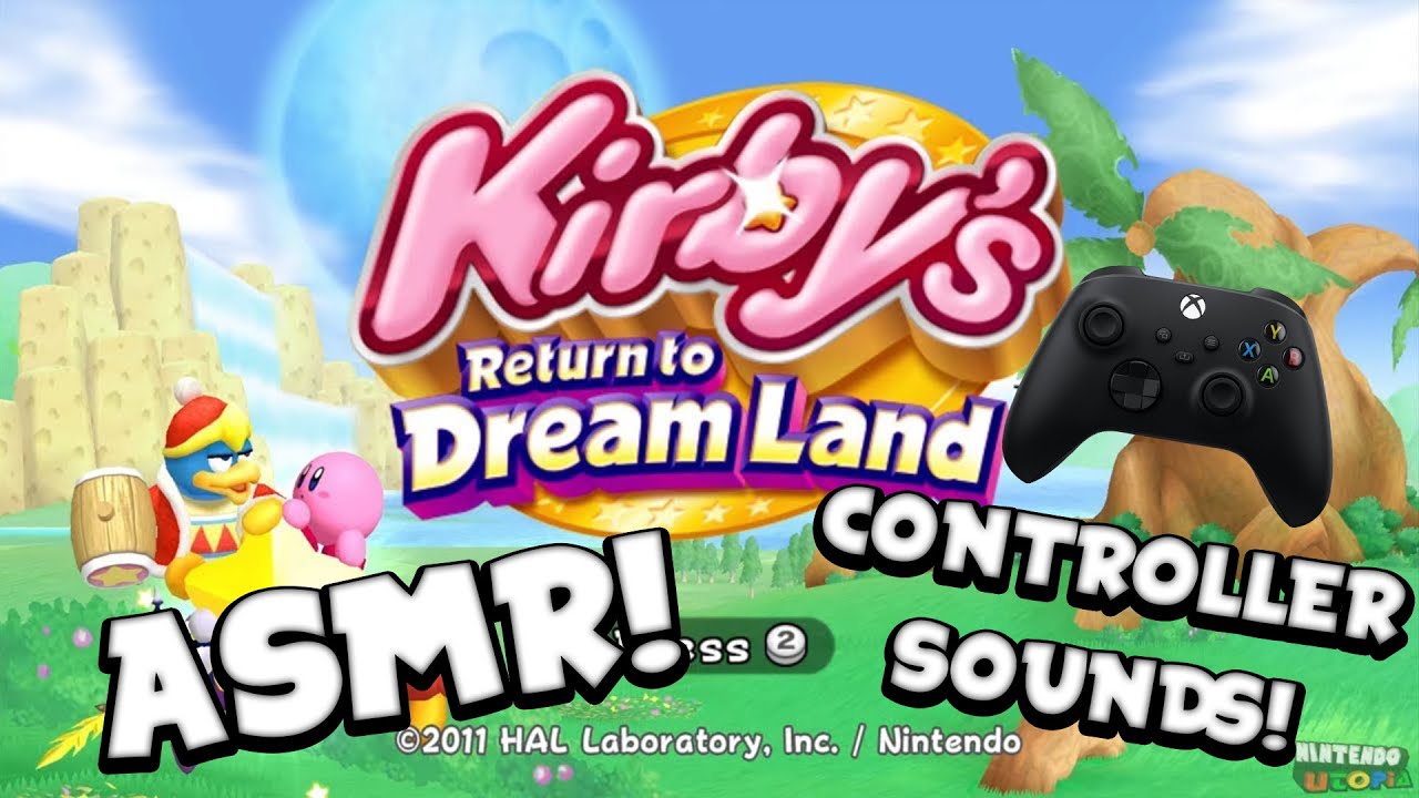 Gaming ASMR - Kirby's Return To Dreamland! (Controller Sounds/Whispering)