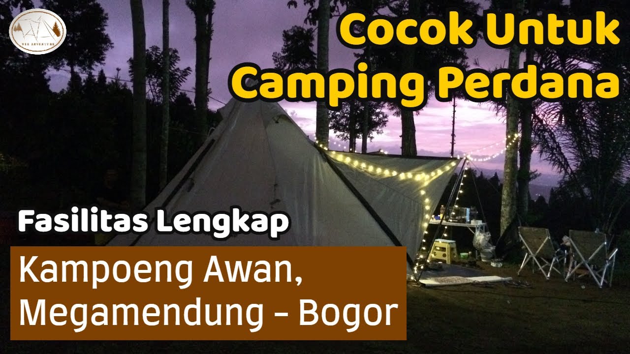 Camping di Kampoeng Awan, Megamendung Bogor | Family Camping | Campervan