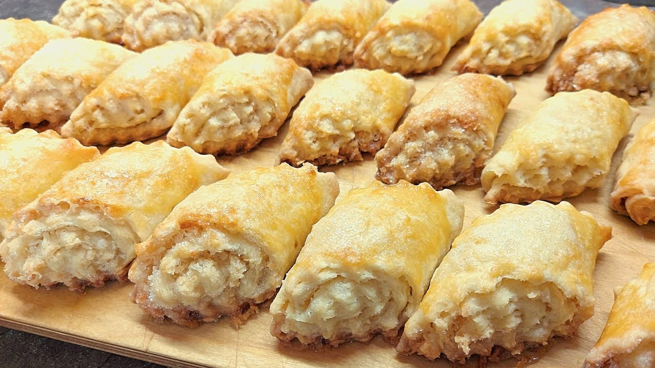 Вкуснейшее Творожное печенье к Чаю с кокосовой начинкой 🍪Аромат неимоверный Вкусно и быстро