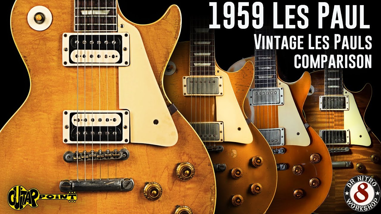 Vintage 1959 Les Paul Burst and 1957 Les Paul Goldtop Vs Dr.Nito (8Bomb Custom) work. Udo Pipper