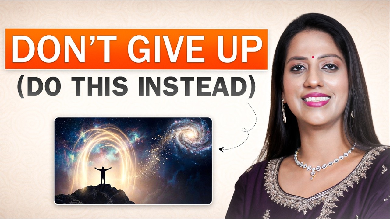 If you feel like giving up (watch this) | Dr. Karishma Ahuja