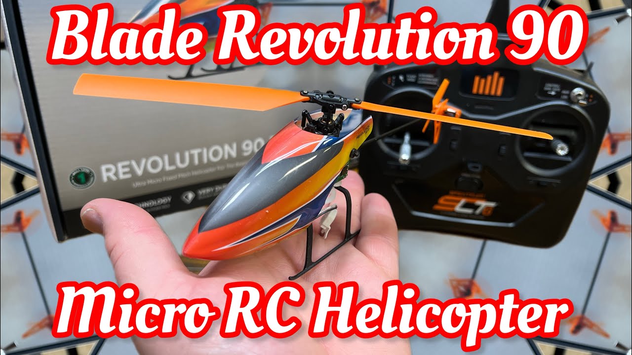 Новый микровертолёт Blade Revolution 90 для радиоуправления в помещении, RTF, вертолет Horizon