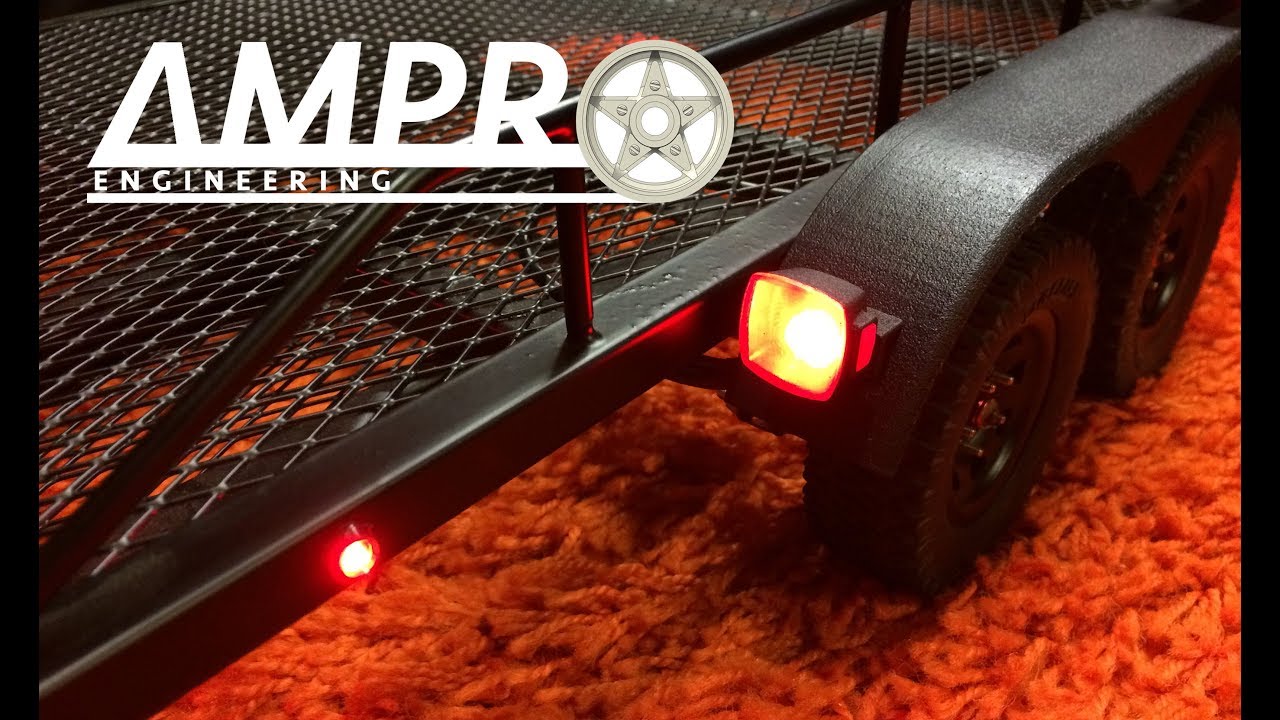 E89- 3D Printed Ampro Xtraspeed 1/10 Trailer Scale Upgrades