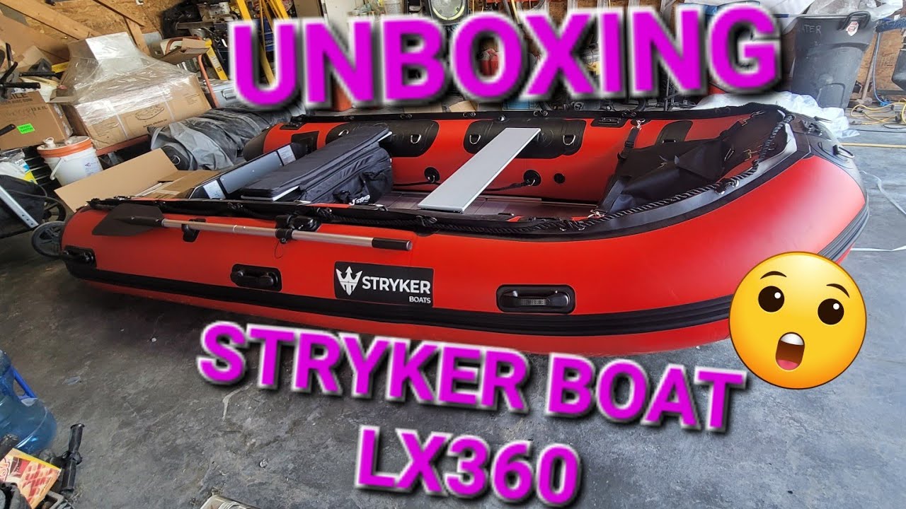 Unboxing A Stryker LX 360 Inflatable Boat in Rescue Red
