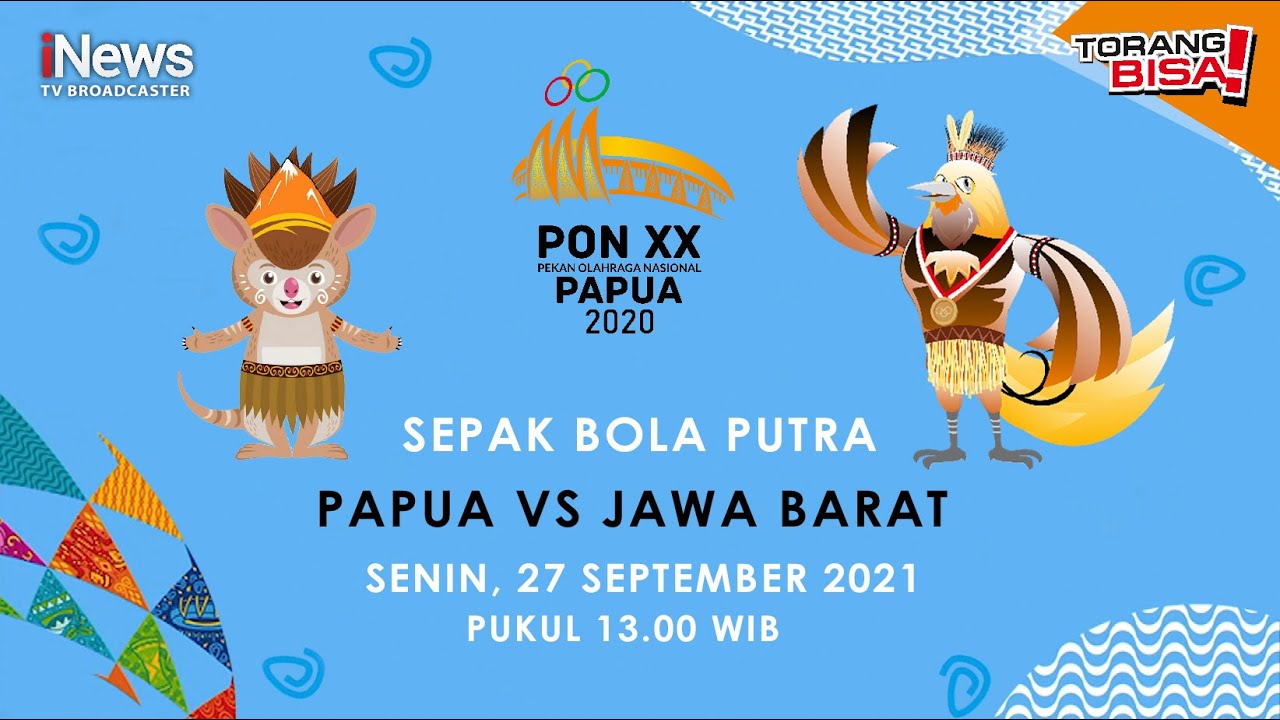 PON XX PAPUA - Sepak Bola Putra Papua Vs Jawa Barat