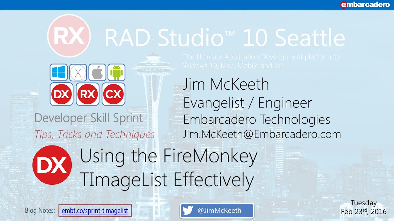 Delphi Skill Sprint - Using the FireMonkey TImageList - Jim McKeeth