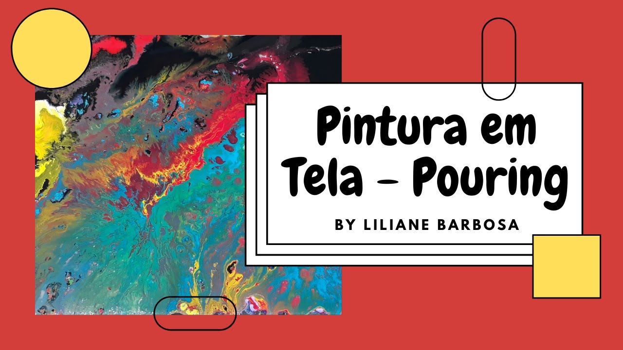 PINTURA EM TELA - POURING