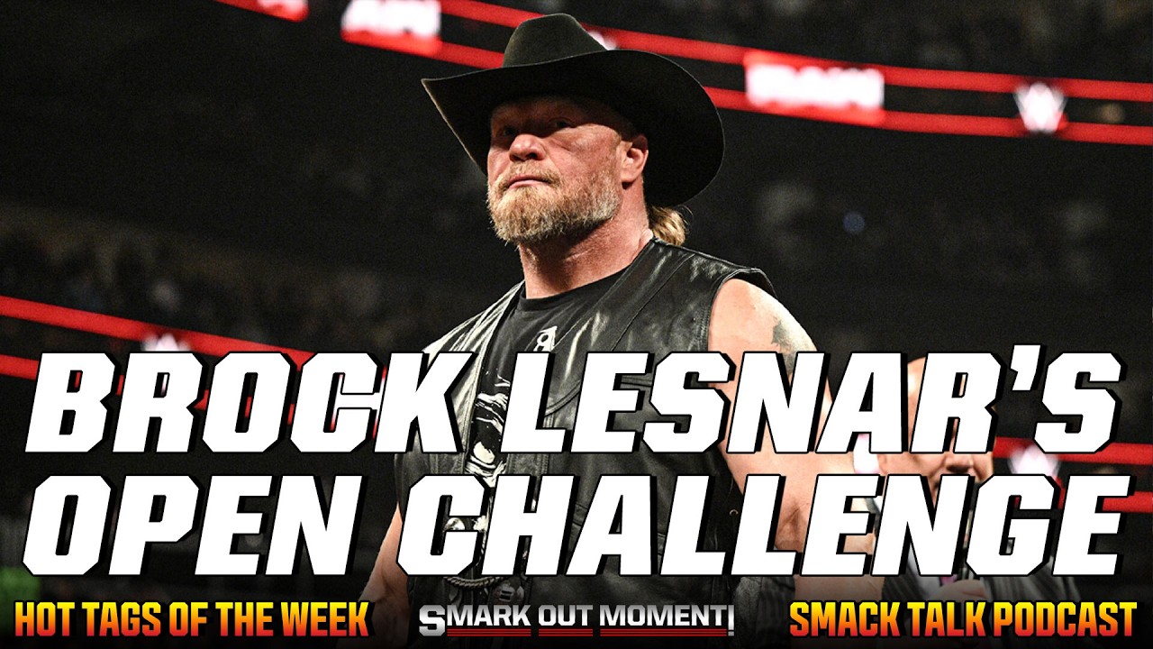 Brock Lesnar's Opponent for WrestleMania, AJ Styles in Hall of Fame & More | Smack Talk 743 Hot Tags