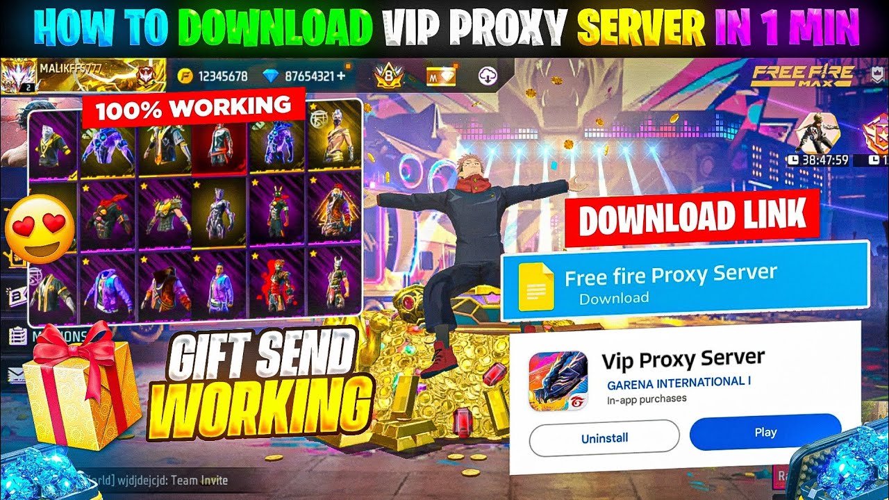 How To Download Proxy Server In Free Fire 💯😱🔥 | Free Fire Proxy Server | Proxy Server Free Fire