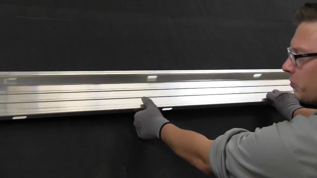 novotegra Flachdach Varianten Grundschiene || novotegra Flat Roof base trough variation