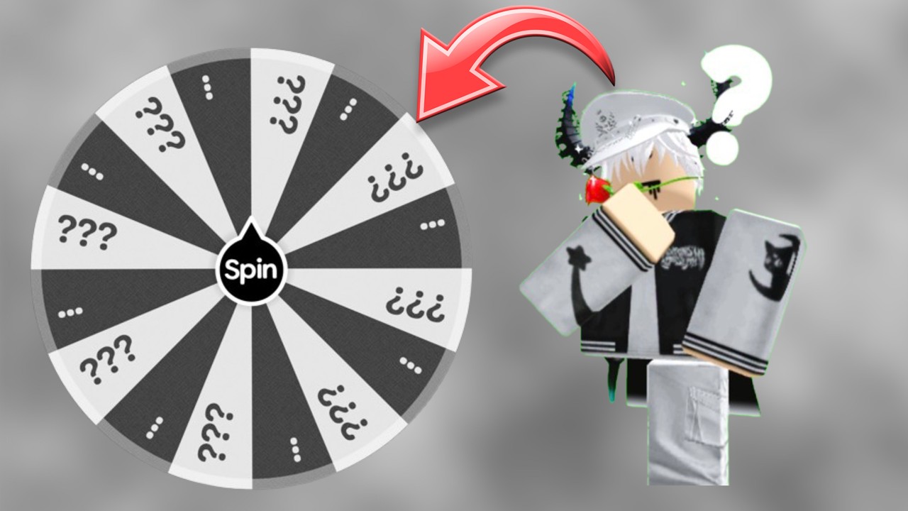 Letting a wheel choose my kit in Roblox Bedwars