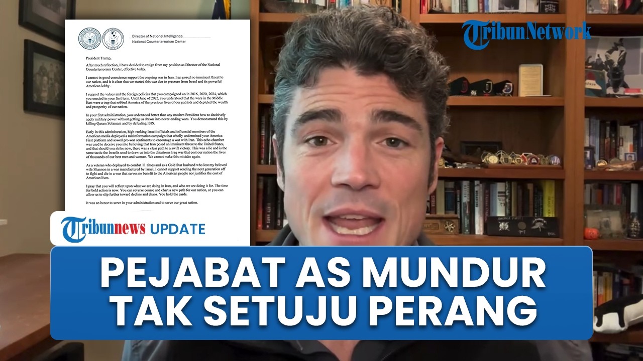 Tak Setuju Perang Iran, Pejabat Tinggi AS Pilih Mundur dari Pemerintahan Trump: Anda Ditekan Israel