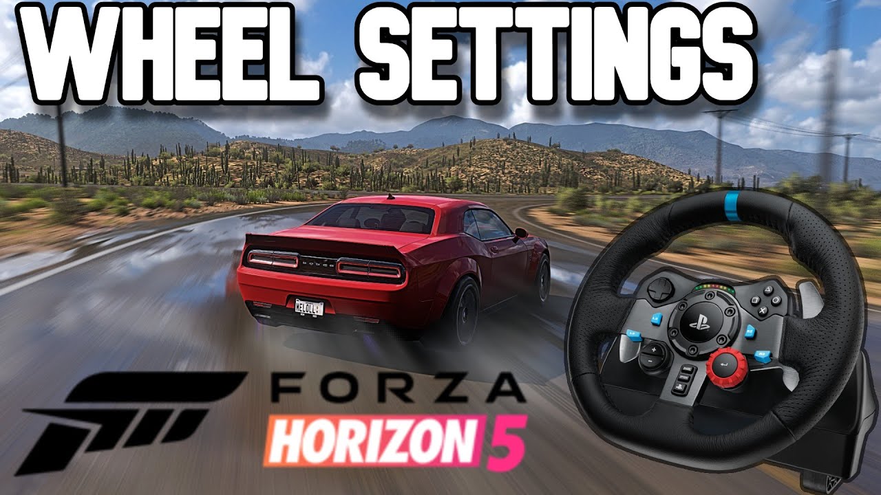 Forza Horizon 5 - Logitech G29/G920 - Steering Wheel Settings
