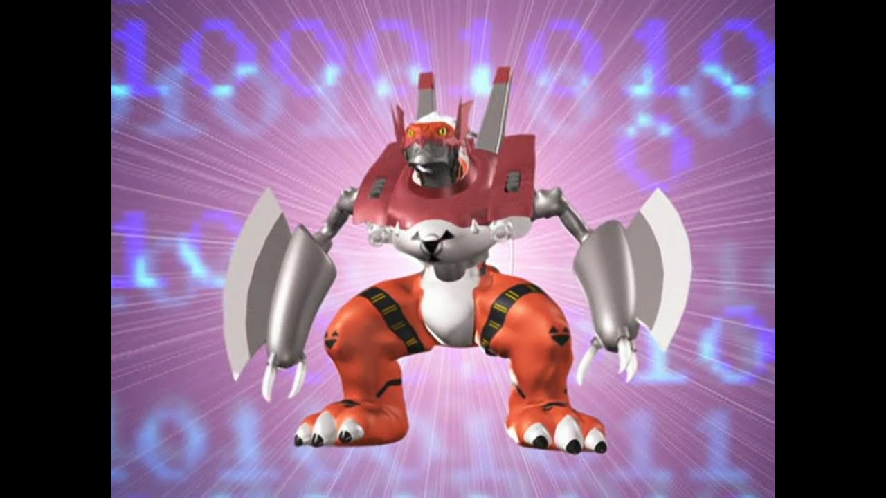 Growlmon Digivolves to WarGrowlmon - Digimon Tamers [2001]