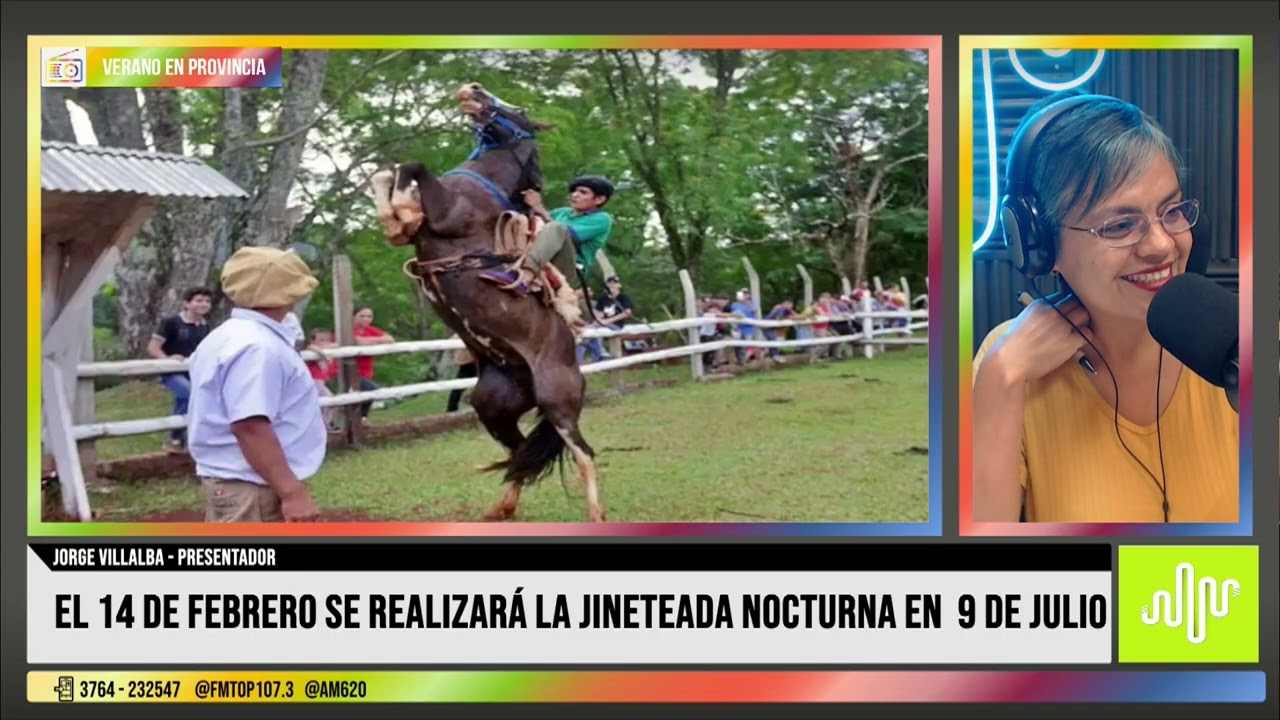 Jineteada nocturna- 9 de Julio, Misiones