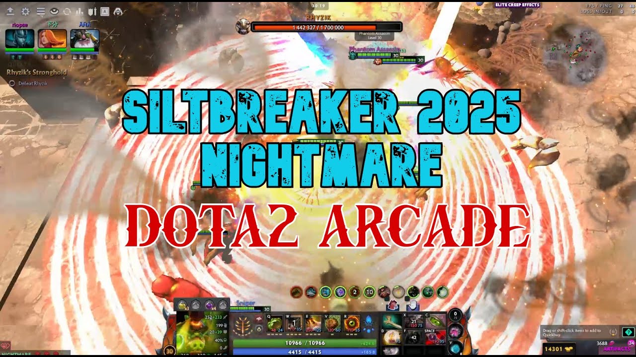 Dota2 Arcade Game - SILTBREAKER 2025: Nightmare Level