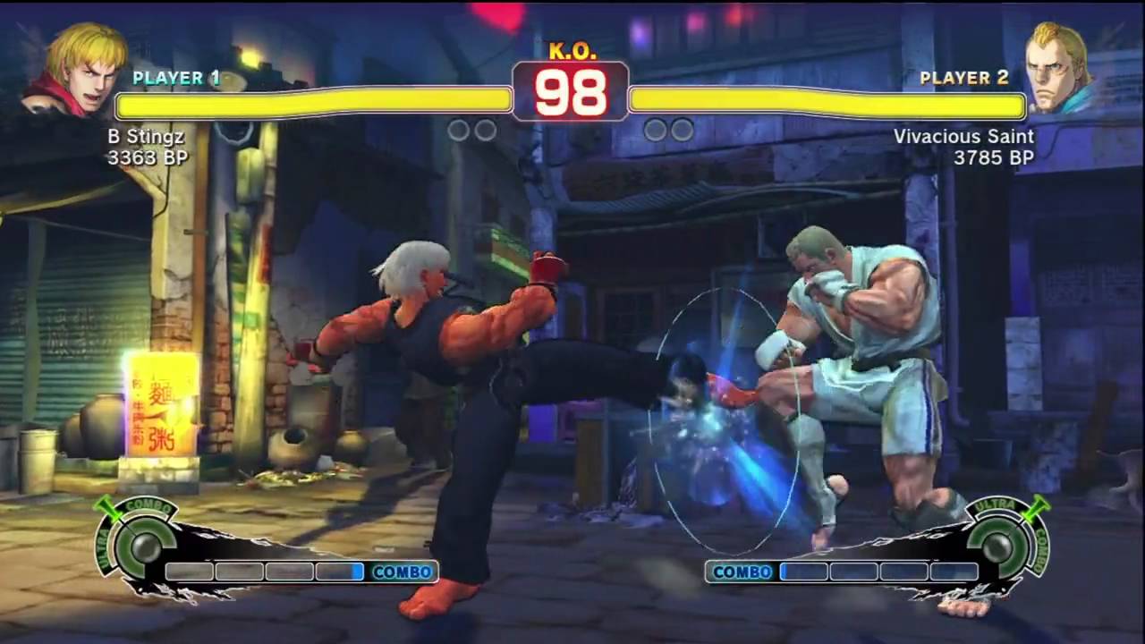 Super Street Fighter 4 - B Stingz vs Vivacious Saint