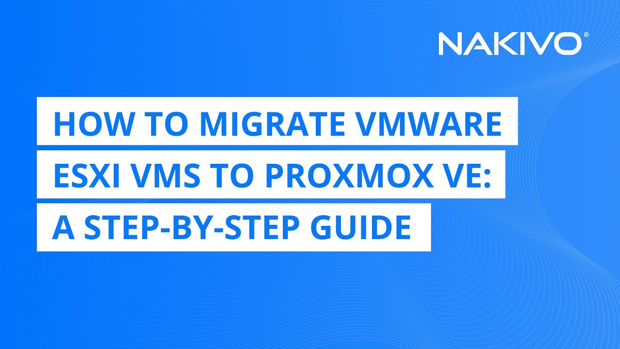 How to Migrate VMware ESXi VMs to Proxmox VE: A Step-by-Step Guide