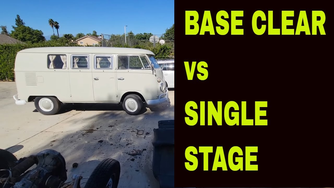 SINGLE STAGE vs BASE COAT CLEAR COAT which one last longer and why