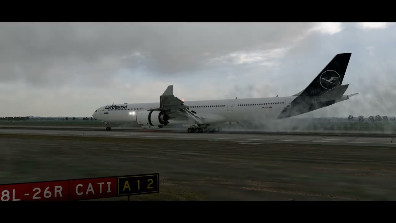 A340-600 Early Arrival Munich (EDDM)