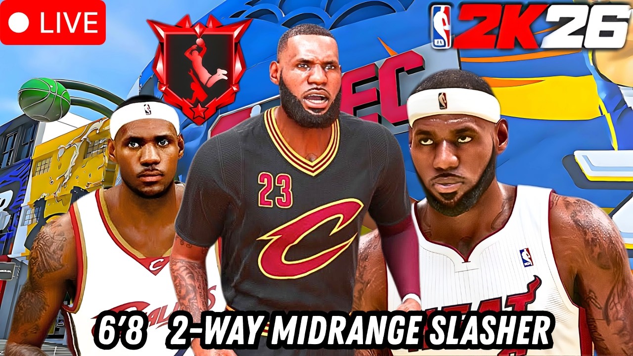 🔴📣6'8 LEBRON JAMES  2WAY MID-RANGE SLASHER  BUILD ON NBA 2K26!! 🔴📣