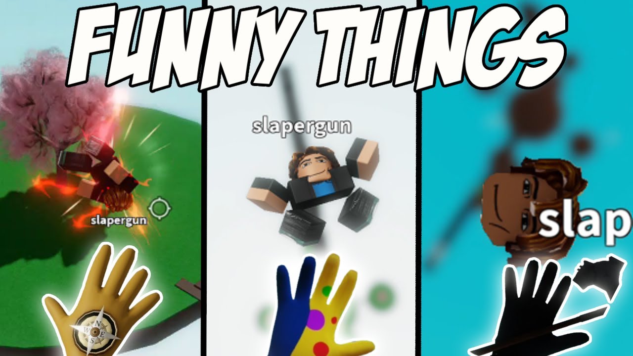Funny things YOU can do with the NEW 3 gloves in Slap Battles (roblox)
