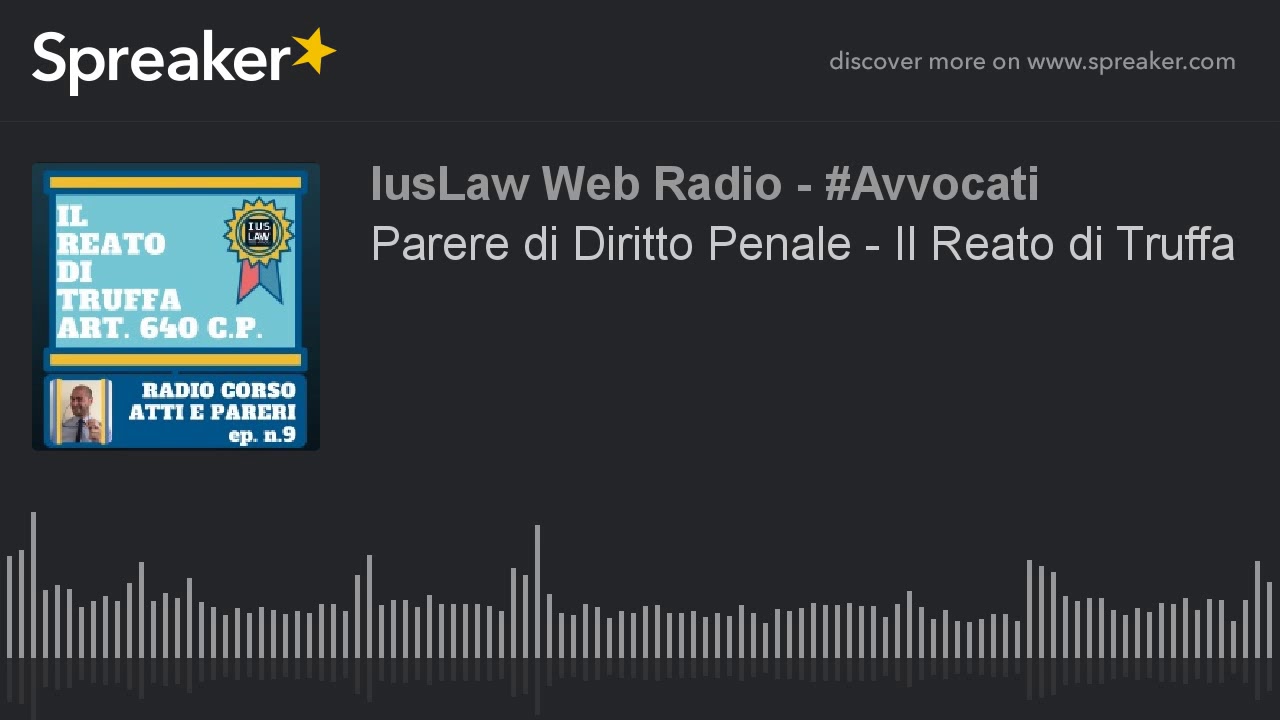 Parere di Diritto Penale - Il Reato di Truffa