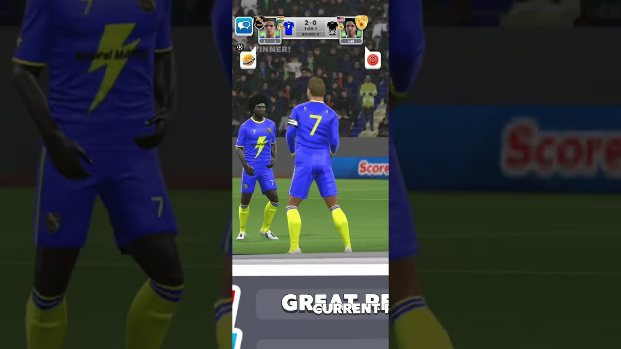 Score match football game formation 4-2-1-3🪽✈️🥇🫡👈 viral short video 