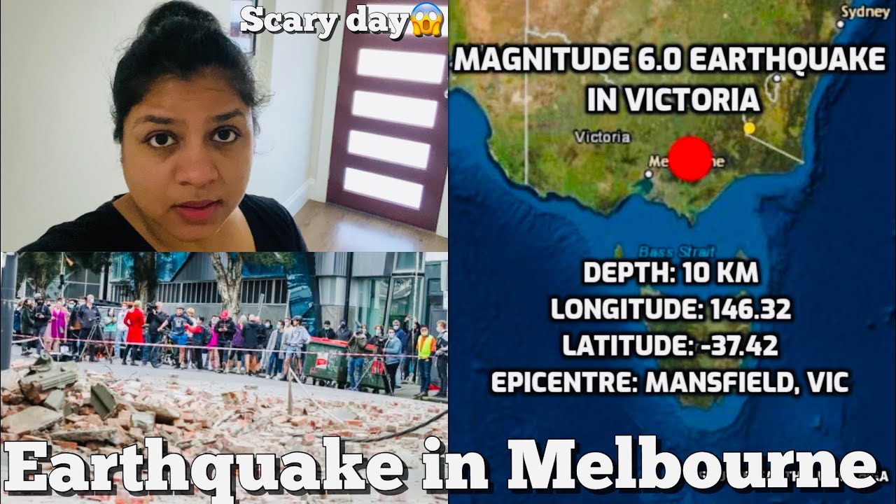 Earthquake in Melbourne, Australia! 😱 30 seconds long with a magnitude of 5.8