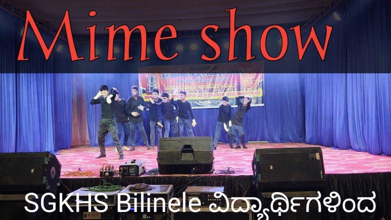 Mime show sgkhs students 