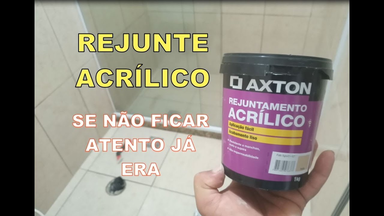 REJUNTE ACRÍLICO - MACETES PRA NÃO ERRAR NA HORA DE FAZER