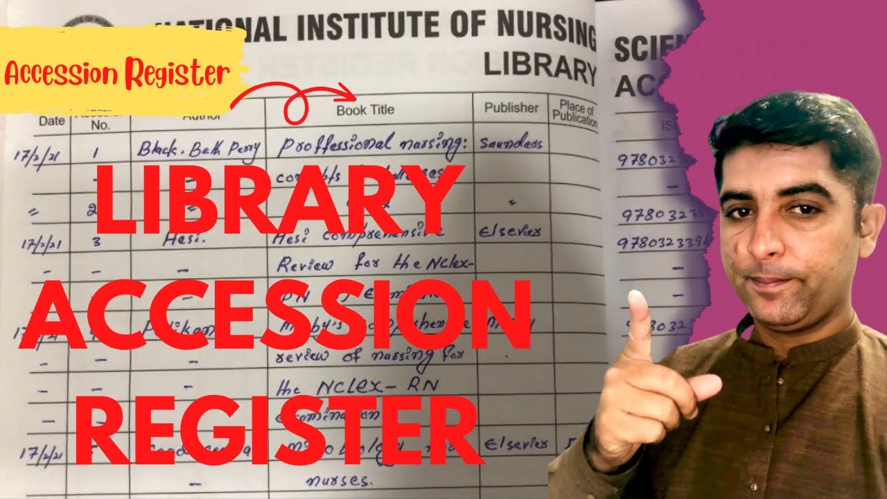 Library Accession Register | accession register format