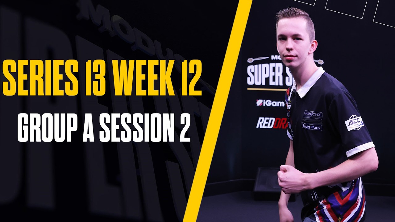 MOVING DAY MADNESS! 😮😮 | Live Darts |  Series 13 Week 12 | Group A Session 2