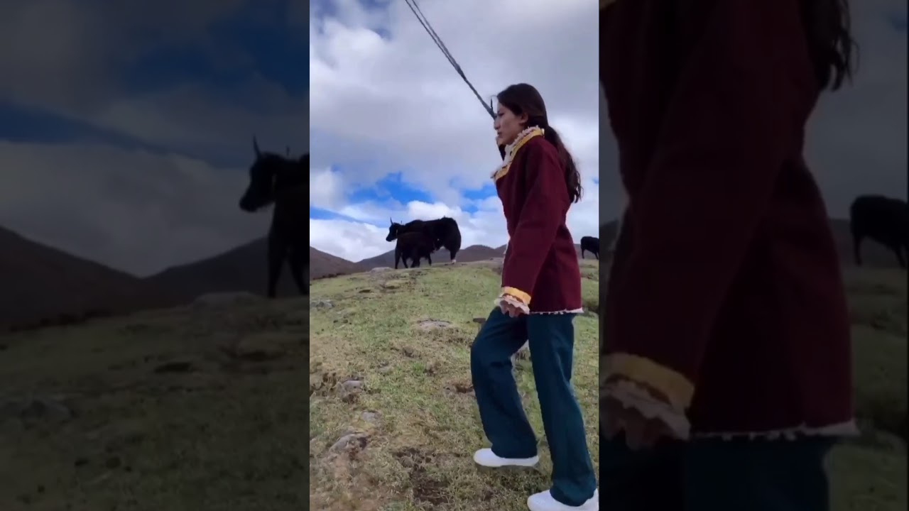 beautiful Nomad Girl | From Tibet