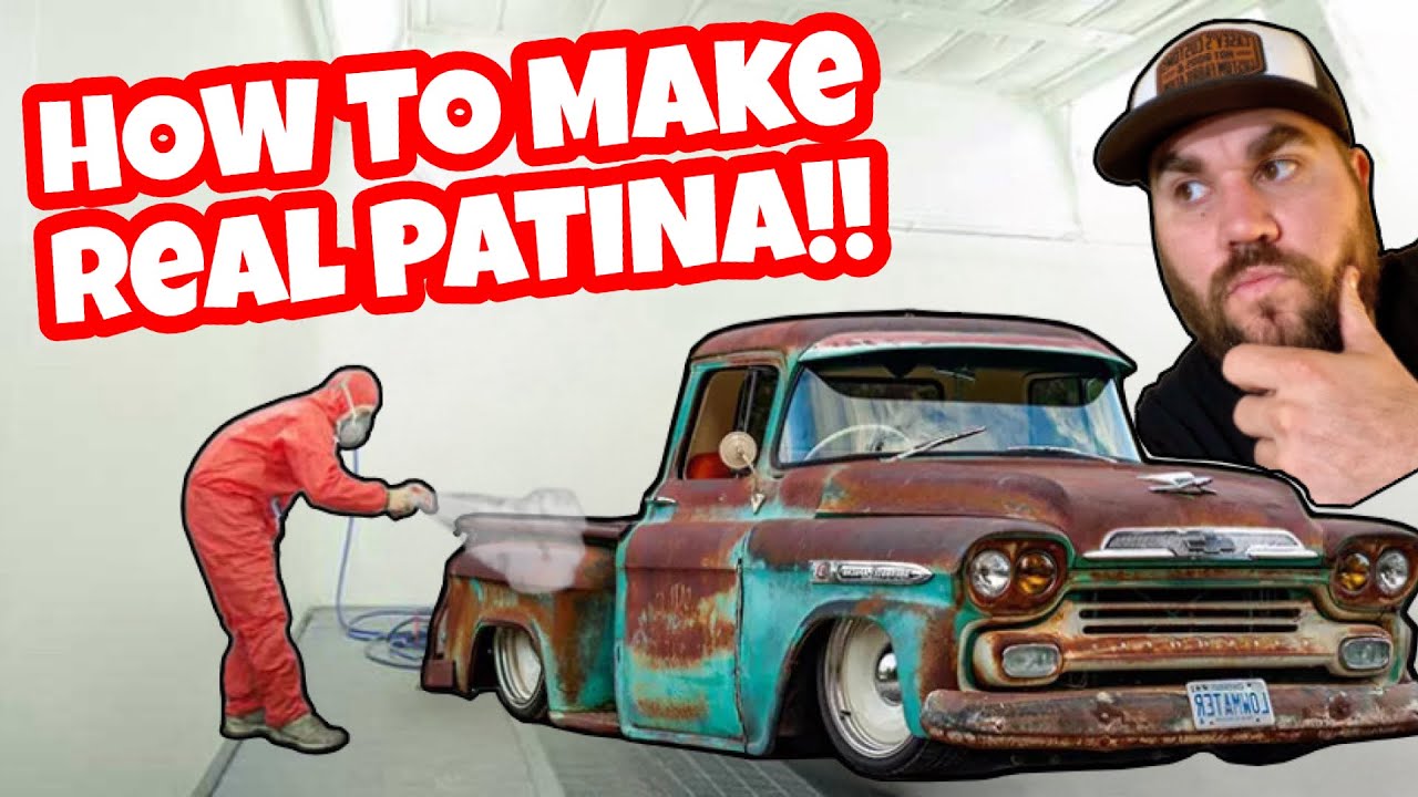 HOW TO MAKE REAL PATINA! MAKING FAKE PATINA OR MATCHING YOUR EXISTING PAINT! HOT RAT ROD DIY