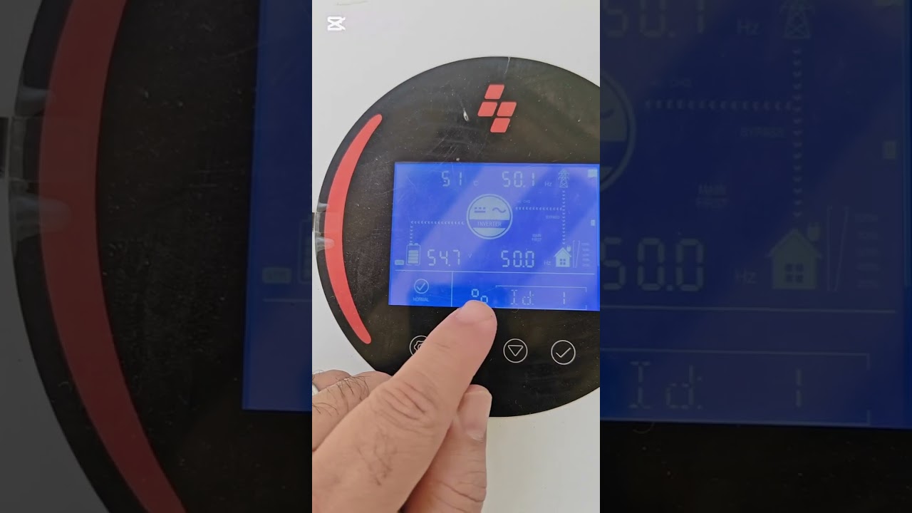 اختبار الشحن بالتيار الاقصى  لانفيرتر SRNE 6 KW off grid