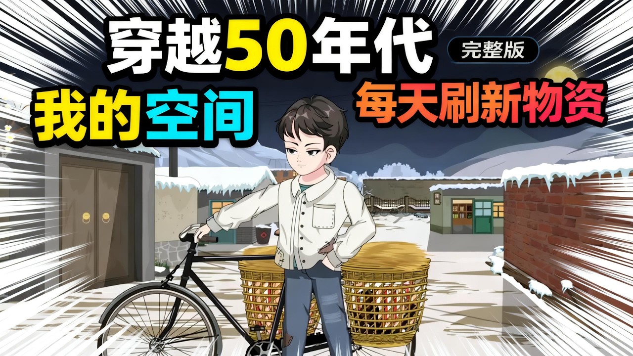 【一口气看完】穿越到1955年，手握每日可以刷出新物资的空间，在这个物资匮乏的火红年代，我藏粮倒货、周旋邻里，从大杂院的勾心斗角到改革开放的商海沉浮……#夜一漫谈 #穿越50年代，我的空间每天刷新物资