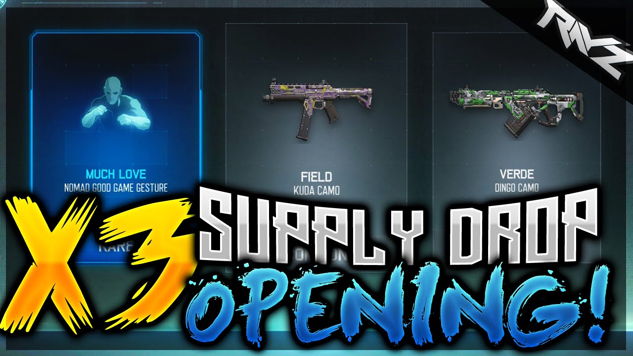 MY FIRST RARE SUPPLY DROP! - BLACK OPS 3 LEGENDARY & EPIC SUPPLY DROP HUNT (BO3 RARE SUPPLY DROPS)