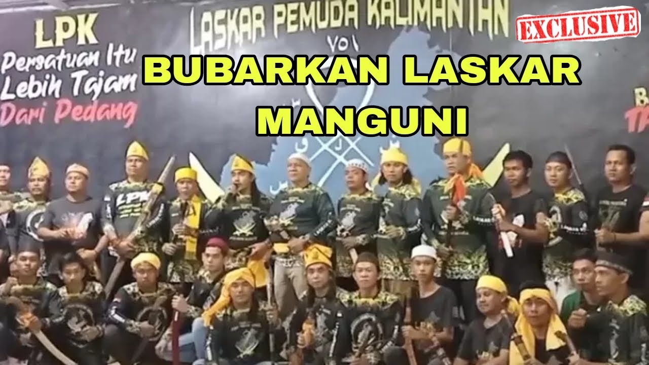 bubarkan laskar Manguni