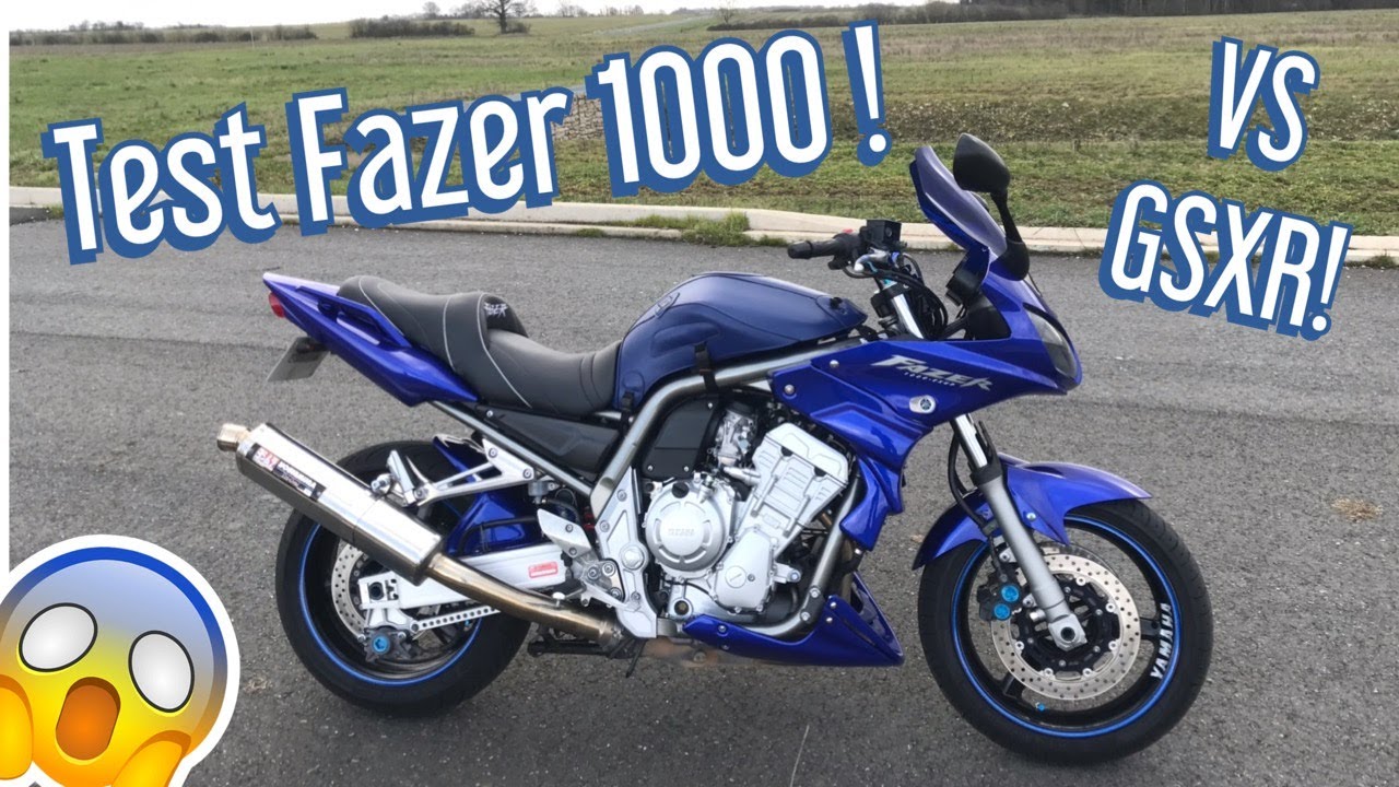 Test Fazer 1000 de 2002 ! Vs Gsxr ;)