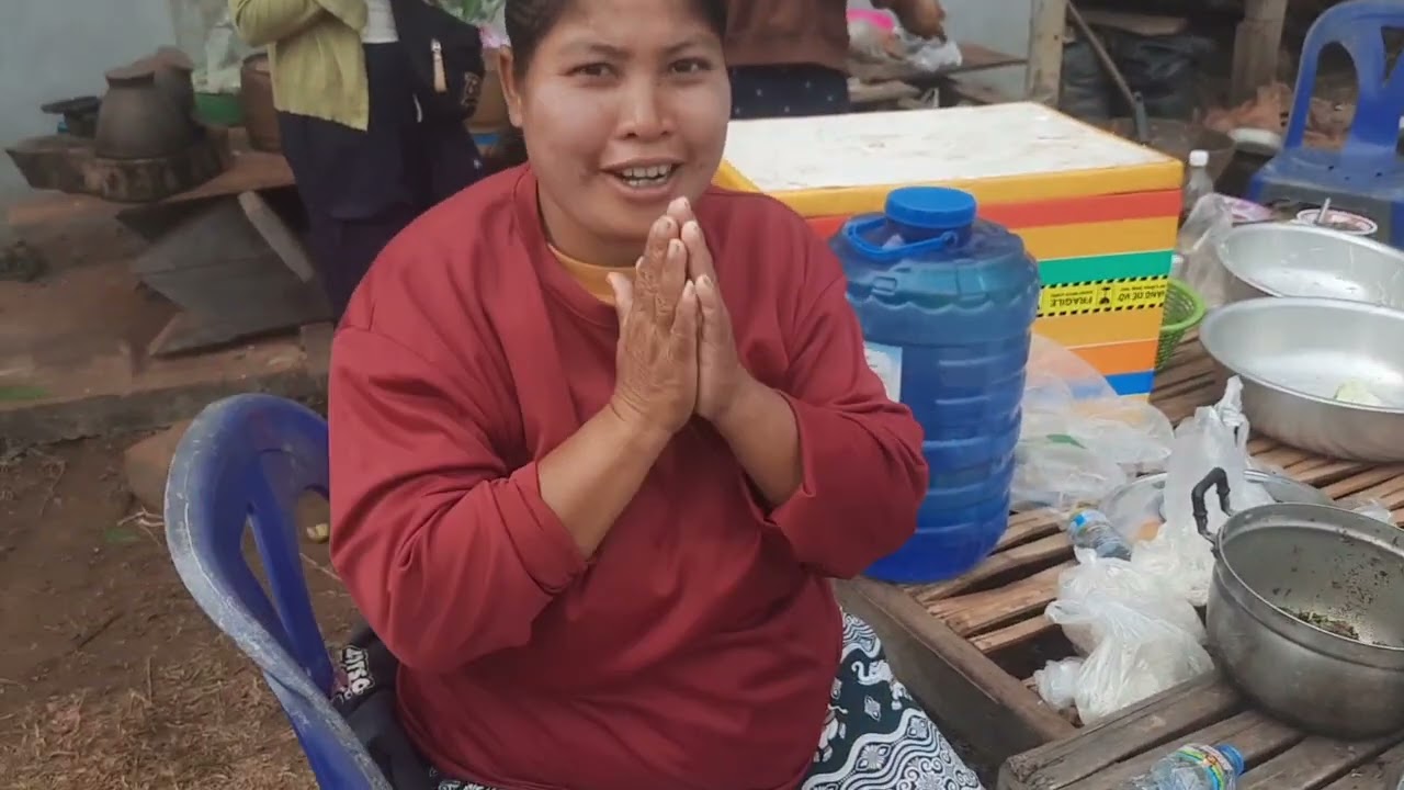  งานดองน้องสาวเขาตอนแลงทำความสอาดใบไม้โพดฯ