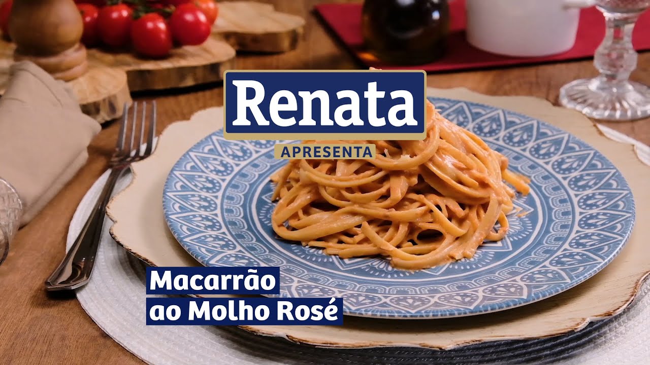 Receita de Macarr&atilde;o ao Molho Ros&eacute;