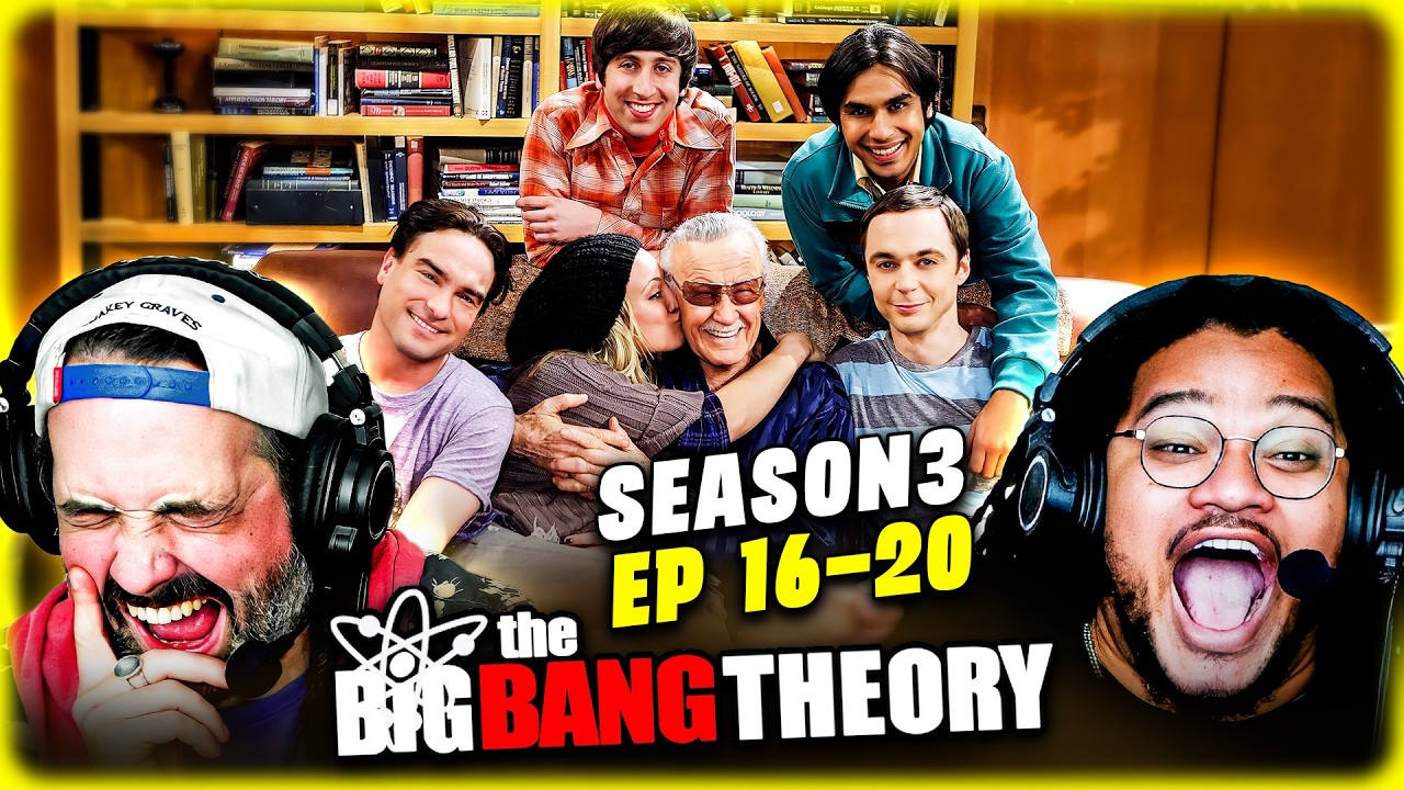 THE BIG BANG THEORY S3 E16-20 Reaction - SHELDON MET STAN LEE! - FIRST TIME WATCHING