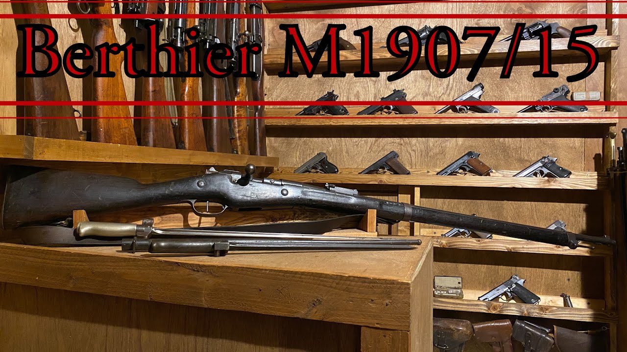 Berthier M1907/15 (8mm Lebel) History & Shooting Demo