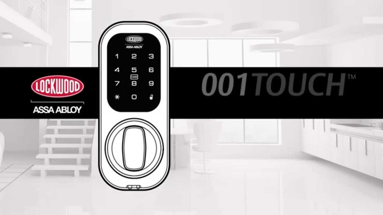 Lockwood 001TOUCH™ Keyless Digital Deadlatch - Installation Guide