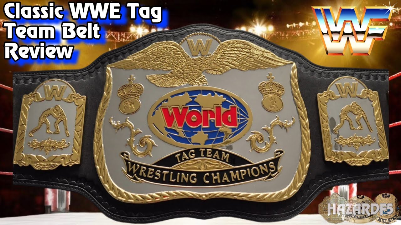 Обзор классической реплики пояса WWE Tag Team #WWE #Wrestlemania #collection