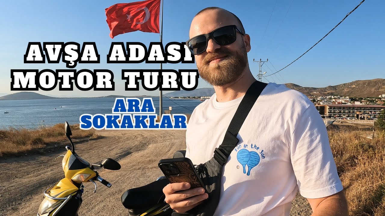 AVŞA ADASI'NIN Her Yerini MOTORLA Geziyorum ! - Ara Sokaklar Nasıl? 🇹🇷