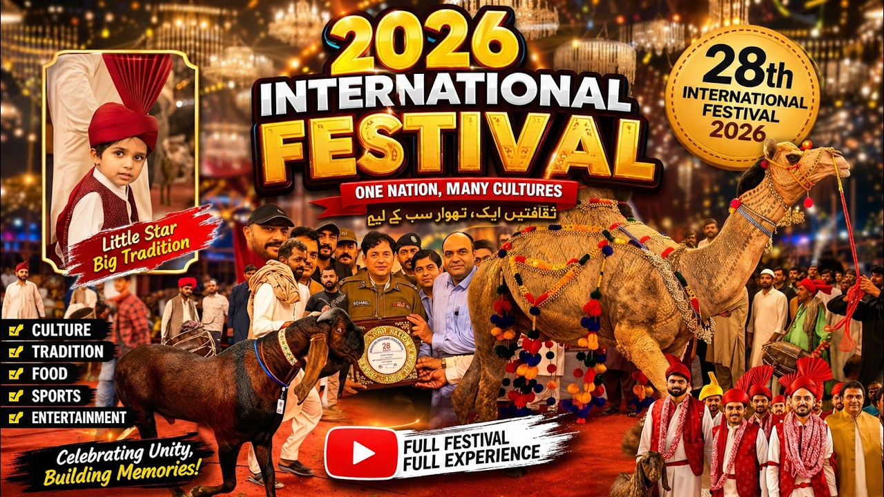 2026 International Festival Pakistan 🇵🇰 | 28th International Livestock Festival | Camel, Goats Show